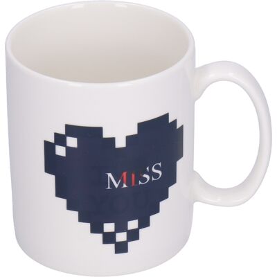 HEAT Personalisierter Zauberbecher Mit Herzmotiv, Wärmeempfindlicher Keramikbecher Für Kaffee Und Milch, Ideal Für Zuhause Oder Büro, Originelles Geschenk HEAT Personalisierter Zauberbecher Mit Herzmotiv, Wärmeempfindlicher Keramikbecher Für Kaffee Und Milch, Ideal Für Zuhause Oder Büro, Originelles Geschenk