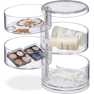 OEM Kosmetik-organizer – Drehbare Fächer – Lippenstift – Nagellack – Kunststoff OEM Kosmetik-organizer – Drehbare Fächer – Lippenstift – Nagellack – Kunststoff