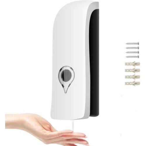 MCBOSON 300ml Manueller Seifenspender, Wandmontierter Seifenspender mit Einzelkopf für Flüssigseife, Shampoo, Duschgel für Badezimmer, Halter für flüssiges