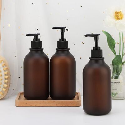 OEM Lotionspender 3-teilig 500-ml-seifenspender Für Shampoo Flüssigseife Duschgel Spülmittelspender Zum Befüllen Mit Etiketten Nachfüllbare Für Küche OEM Lotionspender 3-teilig 500-ml-seifenspender Für Shampoo Flüssigseife Duschgel Spülmittelspender Zum Befüllen Mit Etiketten Nachfüllbare Für Küche