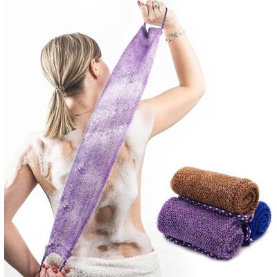 OEM Netz-bade Und Duschschwamm 3er-set Badeschwamm Mit Griff Peelingschwamm Für Körper Und Rücken Weiches Strapazierfähiges Nylonmaterial Für Damen Weiß OEM Netz-bade Und Duschschwamm 3er-set Badeschwamm Mit Griff Peelingschwamm Für Körper Und Rücken Weiches Strapazierfähiges Nylonmaterial Für Damen Weiß