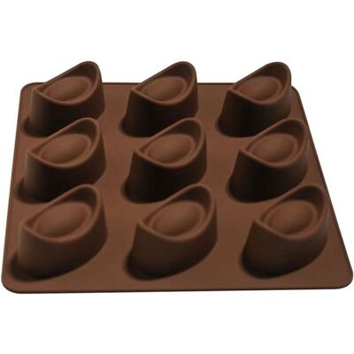 OEM 2 Silikonformen Mit Je 9 Mulden In Goldbarrenform Für Kuchen, Schokolade, Seife Und Eiscreme – Küchenbackhelfer Aus Silikon OEM 2 Silikonformen Mit Je 9 Mulden In Goldbarrenform Für Kuchen, Schokolade, Seife Und Eiscreme – Küchenbackhelfer Aus Silikon