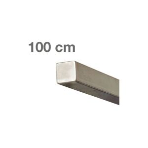 VIVOL Edelstahl-Treppengeländer - vierkant - 100 cm - Silber