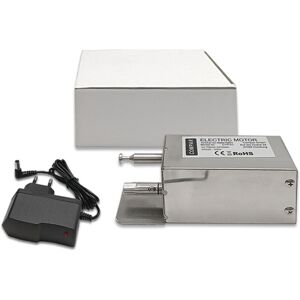 OLYMP HANDELS GMBH Mangal Schaschlik Grill Motor für Spießdreher Sesam Edelstahl mit Adapter 240V BBQ - silber