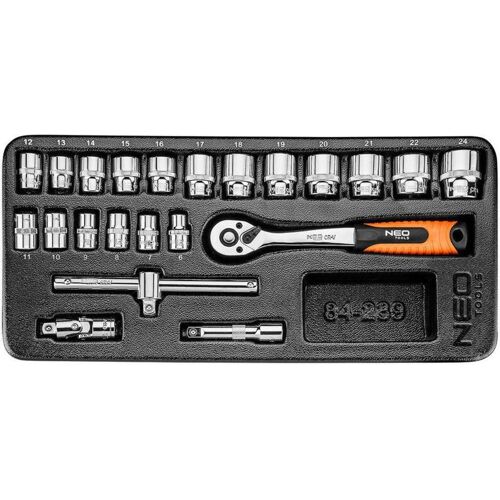 TRESICE FRANCE 22 tlg. Ratschenkasten-Set 3/8', 25 Jahre Garantie