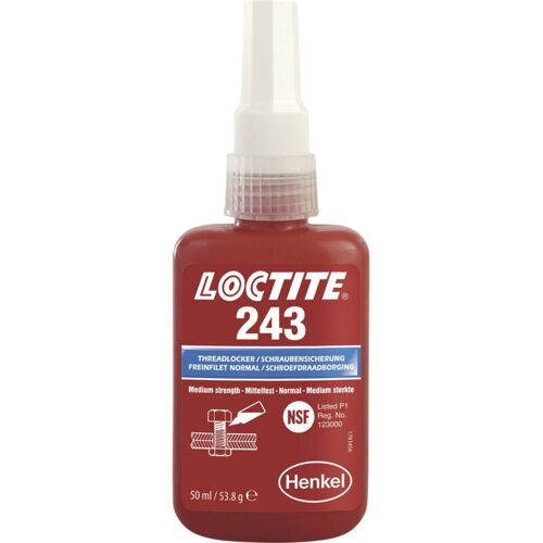 243 1335884 Schraubensicherung Festigkeit: mittel 50 ml - Loctite