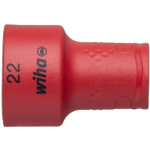 Steckschlüsseleinsatz isoliert 3/8' Außensechskant 22,0 mm (43076) - Wiha
