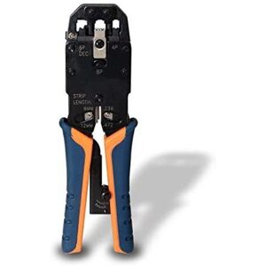Aisens A142-0311 - Metall-crimpzange Rj10/rj11/rj12/rj45 Zwangssperre, Farbe Schwarz Aisens A142-0311 - Metall-crimpzange Rj10/rj11/rj12/rj45 Zwangssperre, Farbe Schwarz