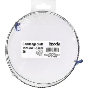 081502 Bandsägeblatt, 1425 X 6x 0,65, Z6, Holz 1 St. - Kwb 081502 Bandsägeblatt, 1425 X 6x 0,65, Z6, Holz 1 St. - Kwb