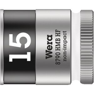 Steckschlüsseleinsatz 6-kant 3/8' 15mm, Mit Haltefunktion - Wera Steckschlüsseleinsatz 6-kant 3/8' 15mm, Mit Haltefunktion - Wera