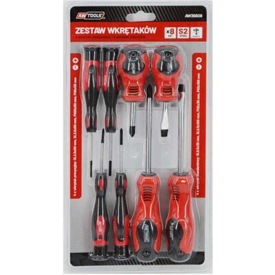 AWTOOLS - AW36809 - S2 - 8-teilige Präzisions-Schraubendreher - Schraubendreher-Set AWTOOLS - AW36809 - S2 - 8-teilige Präzisions-Schraubendreher - Schraubendreher-Set