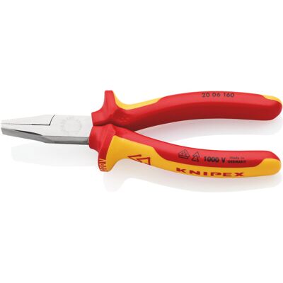 Vde Flachzange 160mm (20 06 160) - Knipex Vde Flachzange 160mm (20 06 160) - Knipex