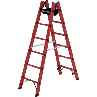 MUNK Günzburger Steigtechnik - Stehleiter 2x6 Sprossen, GFK - Stehleiter MUNK Günzburger Steigtechnik - Stehleiter 2x6 Sprossen, GFK - Stehleiter