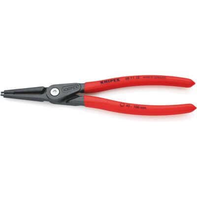 Knipex 48 11 J3 Präzisions-sicherungsringzange Für Innenringe In Bohrungen Mit Rutschhemmendem Kunststoff Überzogen Grau Atramentiert 225 Mm Knipex 48 11 J3 Präzisions-sicherungsringzange Für Innenringe In Bohrungen Mit Rutschhemmendem Kunststoff Überzogen Grau Atramentiert 225 Mm