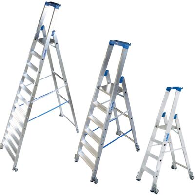 KRAUSE STABILO Aluminium Stehleiter - 6 Sprossen KRAUSE STABILO Aluminium Stehleiter - 6 Sprossen