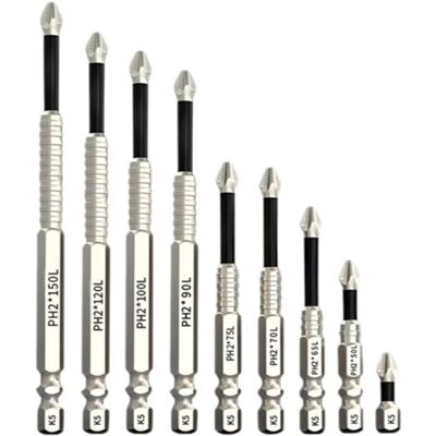 OEM K5 Rutschfestes Bit-set 9-teilig Ph2 Magnetische Schraubendreherbits Edelstahl 25 Bis 150 Mm Langlebig Ergonomisch Und Rutschfest Für Heimwerker OEM K5 Rutschfestes Bit-set 9-teilig Ph2 Magnetische Schraubendreherbits Edelstahl 25 Bis 150 Mm Langlebig Ergonomisch Und Rutschfest Für Heimwerker