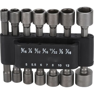 HEAT 14-teiliges Steckschlüssel-set Mit Sechskant-stecknuss Aus Chrom-vanadium-stahl Und Abs-kunststoff, Inklusive Aufbewahrungsbasis HEAT 14-teiliges Steckschlüssel-set Mit Sechskant-stecknuss Aus Chrom-vanadium-stahl Und Abs-kunststoff, Inklusive Aufbewahrungsbasis
