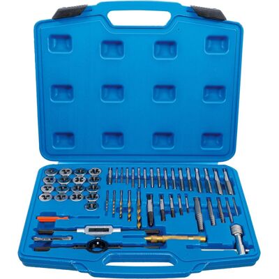 BGS TECHNIC Gewindeschneid-satz Zoll 1/4' - 1/2' 56-tlg. BGS TECHNIC Gewindeschneid-satz Zoll 1/4' - 1/2' 56-tlg.