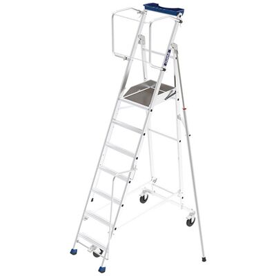 Centaure - Mobile Stehleiter 7 Stufen - Maximale Arbeitshöhe 3.78m - Erm-7 Centaure - Mobile Stehleiter 7 Stufen - Maximale Arbeitshöhe 3.78m - Erm-7