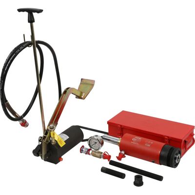 KSTOOLS Ks Tools Hydraulik-einheit 32t, Mit Hydraulik-pumpe Und Manometer, 11-tlg KSTOOLS Ks Tools Hydraulik-einheit 32t, Mit Hydraulik-pumpe Und Manometer, 11-tlg