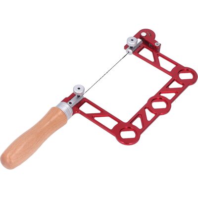 HEAT Mini-holzbearbeitungs-handsäge Mit U-förmigem Holzgriff, Laubsäge Für Juweliere Und Metallbearbeitung, 7,6 Cm (3 Zoll) HEAT Mini-holzbearbeitungs-handsäge Mit U-förmigem Holzgriff, Laubsäge Für Juweliere Und Metallbearbeitung, 7,6 Cm (3 Zoll)