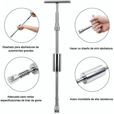 JUTE T-förmiger Hammer + 12 Zuglaschen, Werkzeug Zur Reparatur Von Autodellen, Saugnapf, Karosseriefreies Dellenreparaturset (exklusiv In Mexiko Erhältlich) JUTE T-förmiger Hammer + 12 Zuglaschen, Werkzeug Zur Reparatur Von Autodellen, Saugnapf, Karosseriefreies Dellenreparaturset (exklusiv In Mexiko Erhältlich)