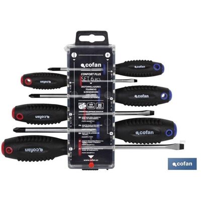 Cofan Confort Plus Schraubenzieher-Set - Hochwertig, Magnetisch, Ergonomisch Cofan Confort Plus Schraubenzieher-Set - Hochwertig, Magnetisch, Ergonomisch