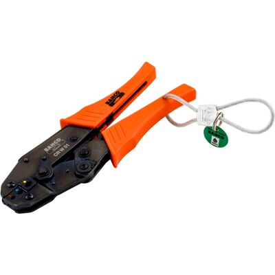 Bahco 225 Mm Ratschen-crimpzange Für Isolierte Verbinder Mit Metalldrahtschlaufe Zur Befestigung An Fangleinen Bahco 225 Mm Ratschen-crimpzange Für Isolierte Verbinder Mit Metalldrahtschlaufe Zur Befestigung An Fangleinen