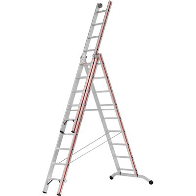 Hymer Mehrzweckleiter 3x7 Sprossen - Klappbar & Verstellbar Hymer Mehrzweckleiter 3x7 Sprossen - Klappbar & Verstellbar