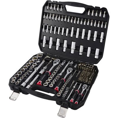 Toolcraft Bit- Und Steckschlüssel-set 1/2", 1/4", 3/8" 255teilig To-10674603 Toolcraft Bit- Und Steckschlüssel-set 1/2", 1/4", 3/8" 255teilig To-10674603
