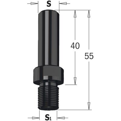 CMT - 797.580.00 - M10X1.5 - S=8X40 L=55 - Reduzierstück CMT - 797.580.00 - M10X1.5 - S=8X40 L=55 - Reduzierstück
