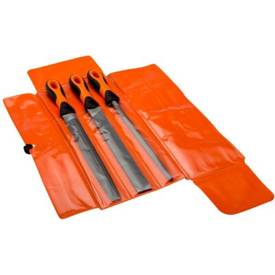 Bahco Ergo Feilensatz, Halbschlicht 250 Mm - 3-tlg., Hieb 2 Bahco Ergo Feilensatz, Halbschlicht 250 Mm - 3-tlg., Hieb 2