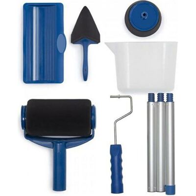 TORMATOR Nahtloses Farbroller-set Runner Pro Zum Streichen Von Wänden, Türen, Böden, Decken, Dächern Oder Anderen Großen Flächen, Keine Vorbereitung, Kein Schmutz (6-teilig) TORMATOR Nahtloses Farbroller-set Runner Pro Zum Streichen Von Wänden, Türen, Böden, Decken, Dächern Oder Anderen Großen Flächen, Keine Vorbereitung, Kein Schmutz (6-teilig)