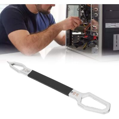 JUTE Steckschlüssel, Universeller Multifunktionaler Doppelseitiger Selbstspannender Schraubenschlüssel Für Brillen, Unregelmäßig Geformter Doppelseitiger Schraubenschlüssel Von 6 Bis 24 Mm, Werkzeug, Schwa JUTE Steckschlüssel, Universeller Multifunktionaler Doppelseitiger Selbstspannender Schraubenschlüssel Für Brillen, Unregelmäßig Geformter Doppelseitiger Schraubenschlüssel Von 6 Bis 24 Mm, Werkzeug, Schwa