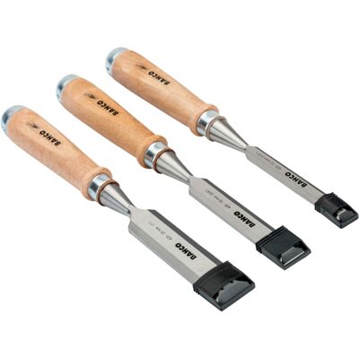 Satz Meißel Mit Holzgriff, 3-tlg./kartonverpackung - Bahco Satz Meißel Mit Holzgriff, 3-tlg./kartonverpackung - Bahco
