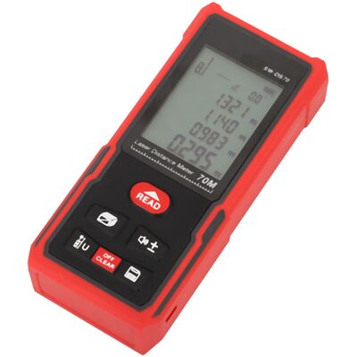 HEAT Laser-entfernungsmesser – Schnelle Und Präzise Messung – Handliches Infrarot-lasermessgerät – 630 Bis 670 Nm – 70 M / 229,7 Ft HEAT Laser-entfernungsmesser – Schnelle Und Präzise Messung – Handliches Infrarot-lasermessgerät – 630 Bis 670 Nm – 70 M / 229,7 Ft