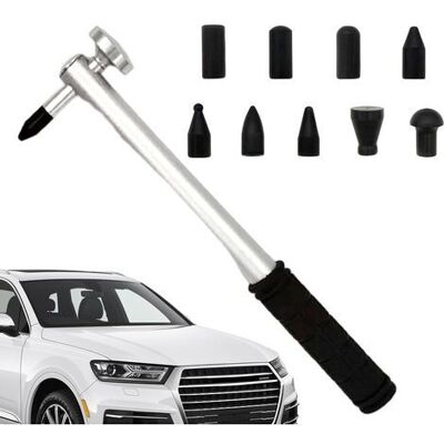 OEM Werkzeug Zur Reparatur Von Autodellen, Starker Ausbeulhammer Mit 9 Aufsätzen, Tragbares Handwerkzeug-set Zur Dellenentfernung Für Türdellenreparatur OEM Werkzeug Zur Reparatur Von Autodellen, Starker Ausbeulhammer Mit 9 Aufsätzen, Tragbares Handwerkzeug-set Zur Dellenentfernung Für Türdellenreparatur