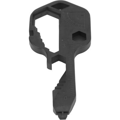 HEAT Tournevis Multifonctionnel Portable 24 En 1, Porte-clés, Ouvre-bouteille, Noir HEAT Tournevis Multifonctionnel Portable 24 En 1, Porte-clés, Ouvre-bouteille, Noir