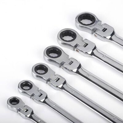 JUTE Satz Mit 7 Multifunktions-ratschenschlüsseln Mit Flexiblem Kopf (8-19 Mm) JUTE Satz Mit 7 Multifunktions-ratschenschlüsseln Mit Flexiblem Kopf (8-19 Mm)