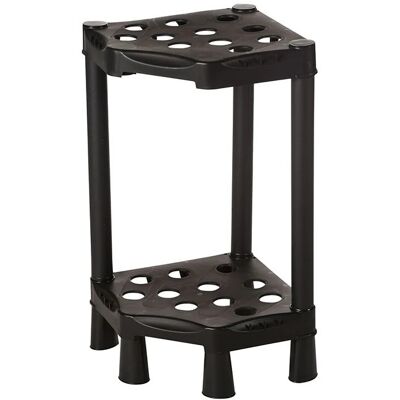 ArtPlast - ZA2640 - Schwarz - Eckbesenregal ArtPlast - ZA2640 - Schwarz - Eckbesenregal