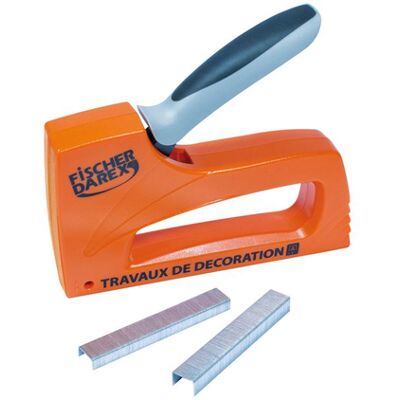 Fischer Darex Mini4 Heftgerät-Set - Heftgerät und Heftklammern Fischer Darex Mini4 Heftgerät-Set - Heftgerät und Heftklammern
