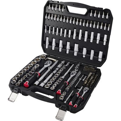 Toolcraft Bit- Und Steckschlüssel-set 1/2", 1/4", 3/8" 179teilig To-10674594 Toolcraft Bit- Und Steckschlüssel-set 1/2", 1/4", 3/8" 179teilig To-10674594