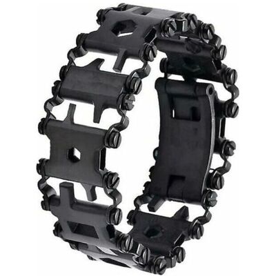 BOBYPET 29-in-1 Multifunktions-armbandreparaturwerkzeug Mit Schraubendreher Aus Schwarzem Edelstahl BOBYPET 29-in-1 Multifunktions-armbandreparaturwerkzeug Mit Schraubendreher Aus Schwarzem Edelstahl