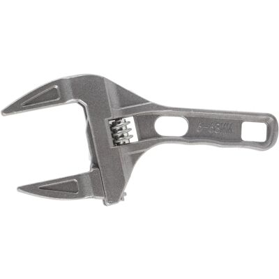 HEAT Verstellbarer Aluminium-badezimmer-schraubenschlüssel Mit Breiter Öffnung Zur Reparatur Von Waschbeckenabflüssen, Spannbereich Von 6 Bis 68 Mm HEAT Verstellbarer Aluminium-badezimmer-schraubenschlüssel Mit Breiter Öffnung Zur Reparatur Von Waschbeckenabflüssen, Spannbereich Von 6 Bis 68 Mm