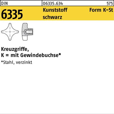 OEM Din 6335 Kunststoff Schwarz K 100 M 20 Gewindebuchse Stahl Gal Zn Ku-st S 5 Stk OEM Din 6335 Kunststoff Schwarz K 100 M 20 Gewindebuchse Stahl Gal Zn Ku-st S 5 Stk