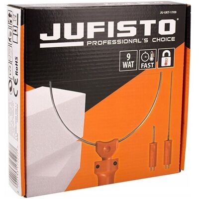 JUFISTO Thermisches Messer - 3 Aufsätze - Multifunktionswerkzeug für Styropor JUFISTO Thermisches Messer - 3 Aufsätze - Multifunktionswerkzeug für Styropor
