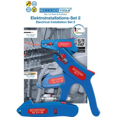 WEICON TOOLS Kabelabisolierset - Verstellbare Länge, PVC-Isolierung WEICON TOOLS Kabelabisolierset - Verstellbare Länge, PVC-Isolierung