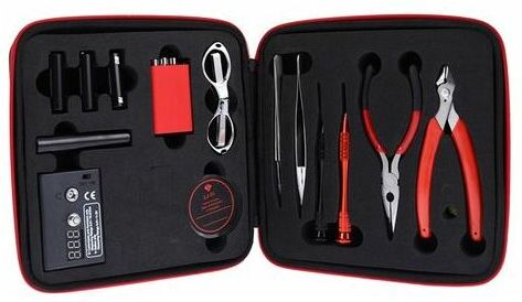 ETING Coil Jig Kit diy Tool Coil MasterCigarettes Elektronik Zubehör Tasche Mini diy Tools Set