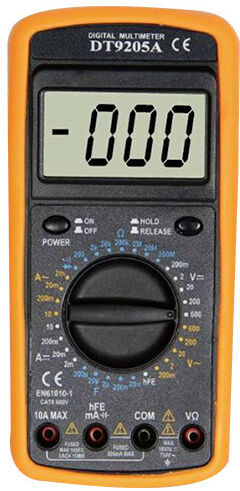 Silver Electronics - Digital-Multimeter DT9205A 600Vac/dc, 10Aac/dc, Widerstand, Kapazität, Kontinuität...