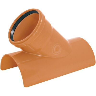 Airfit Klebeabzweig 45 Grad, Dn 400/125aus Pvc-u Airfit Klebeabzweig 45 Grad, Dn 400/125aus Pvc-u